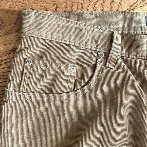 Saddlebred Khaki Corduroy Pants 36x30 - Picture 2 of 5